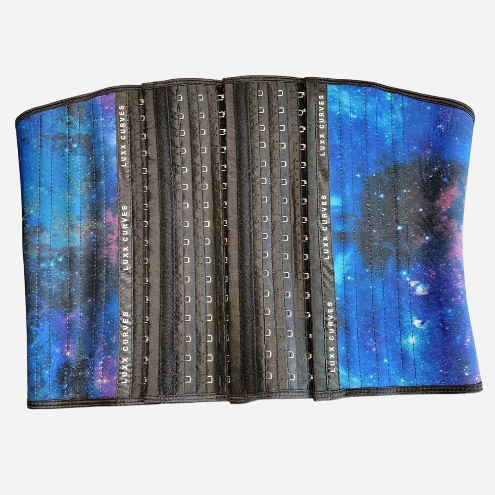 Luxx Curves Women's M Galaxy Corset Waist Trainer Celestial Alt - Picture 2 of 7